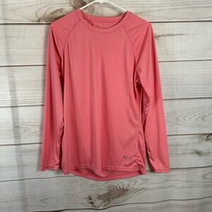 Baleaf Pink Athletic Long Sleeve T-Shirt Size Large
